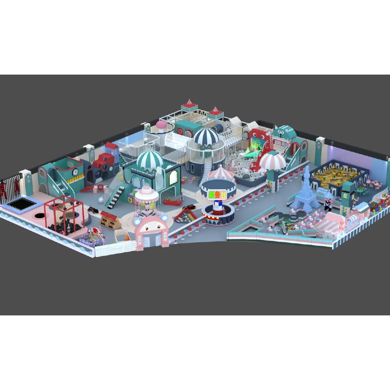 PVE rubber racing track sand pool