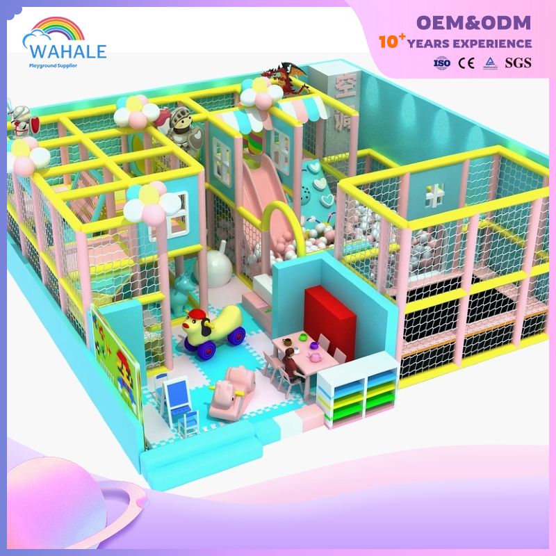 Custom Blue Dream Castle Series Theme Playground Equipment Children's Amusement Wholesale