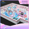 Pink Theme Children's Indoor Customized Playground Equipment Children's Amusement Park Soft Play