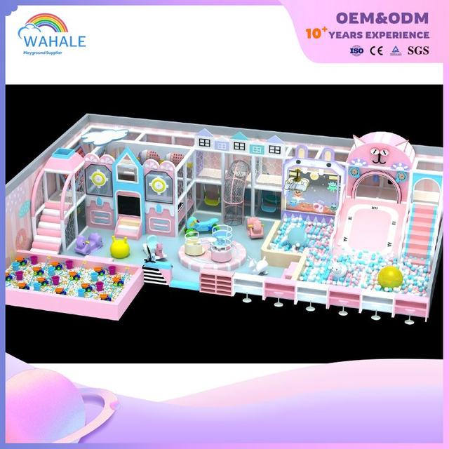 Fantasy Children's Indoor Playground Equipment Small Indoor Slide And Ocean Ball Pool