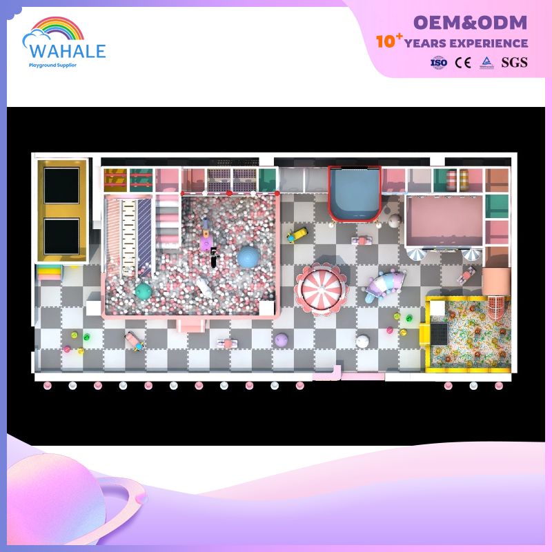 Kindergarten Indoor Fantasy Playground Customized Children's Sports Amusement Park Equipment