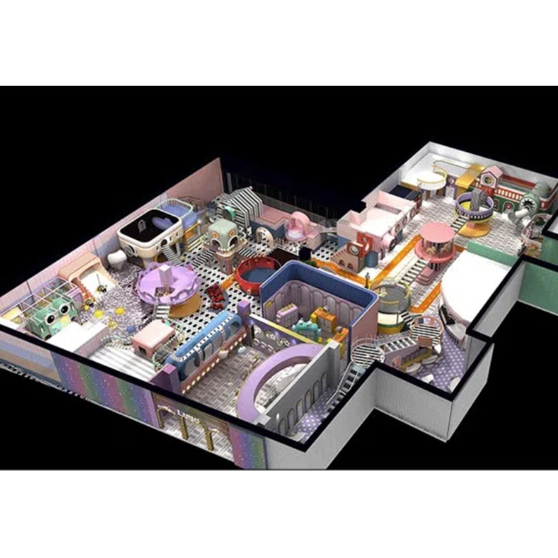 orange castle shape maze