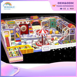 Macaron Color Children's Playhouse Indoor Castle Themed Playhouse Playground Equipment