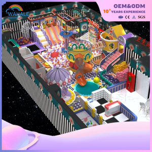 Monster Town Theme Indoor Playground Customized Children's Amusement Park Equipment