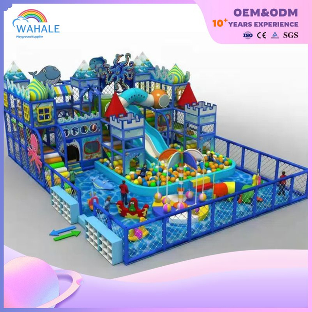 Submarine Castle Custom Indoor Playground Children's Steel Pipe Structure Amusement Park Equipment