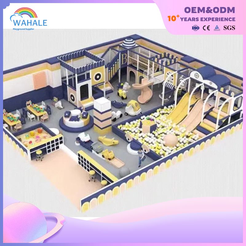 Early education center children's indoor castle theme customized children's playground facilities
