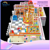 Cartoon Animation Theme Park Children Play Soft Maze Games with Indoor Playground Equipment