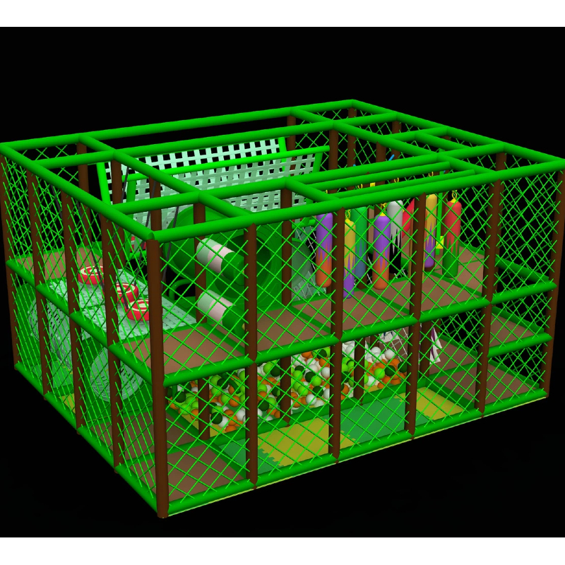green ocean ball pool climbing ladder combination