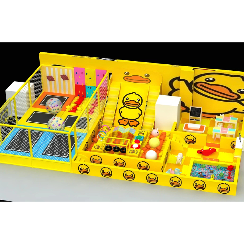 indoor small yellow duck pattern slide