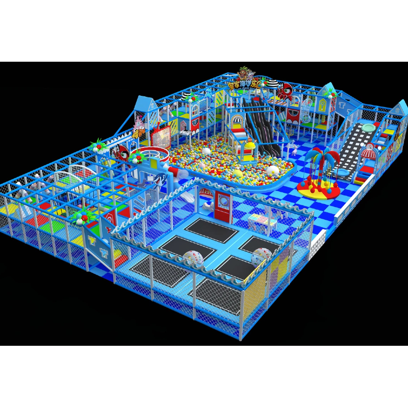 Marine theme children's indoor playground