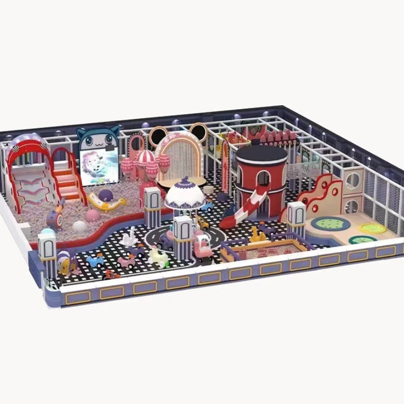 red orange wave plastic slide