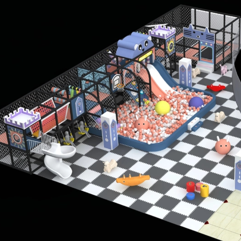 purple cat trampoline