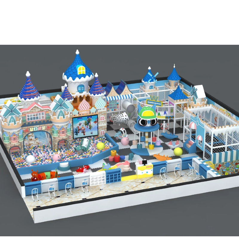 Blue Castle theme playground
