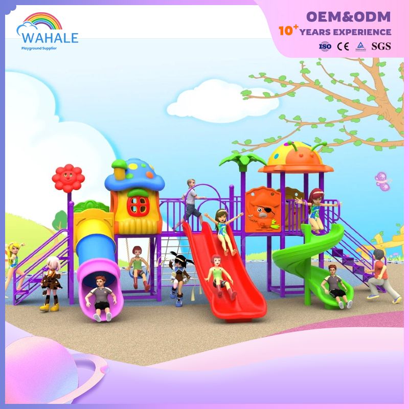 Outdoor children's sports playground customized slide park equipment wholesale