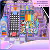 Purple Theme Children's Castle Park Custom Indoor Playground Equipment Wholesale