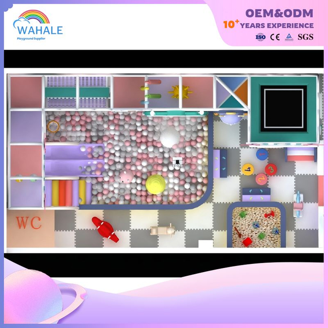 Kindergarten Indoor Children Castle Custom Playground Equipment Wholesale