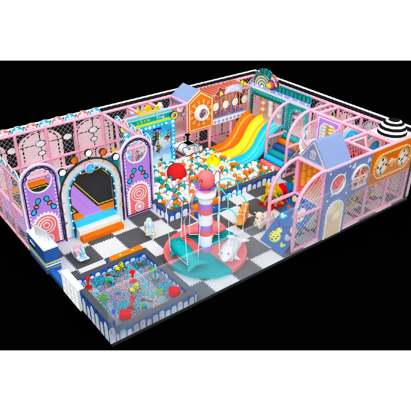 purple castle trampoline