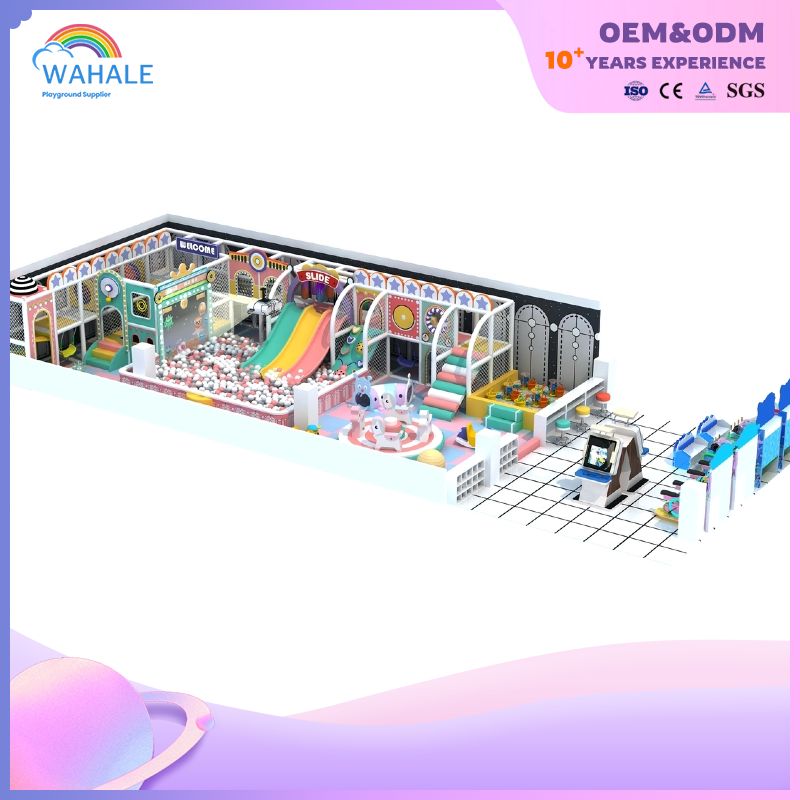 Red Castle Theme Customized Children's Playground Indoor Children's Interactive Amusement Park Equipment