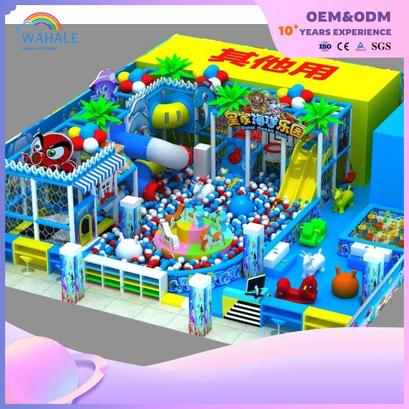 Marine Theme Indoor Playground Equipment Tailored To The Children's Indoor Play Area
