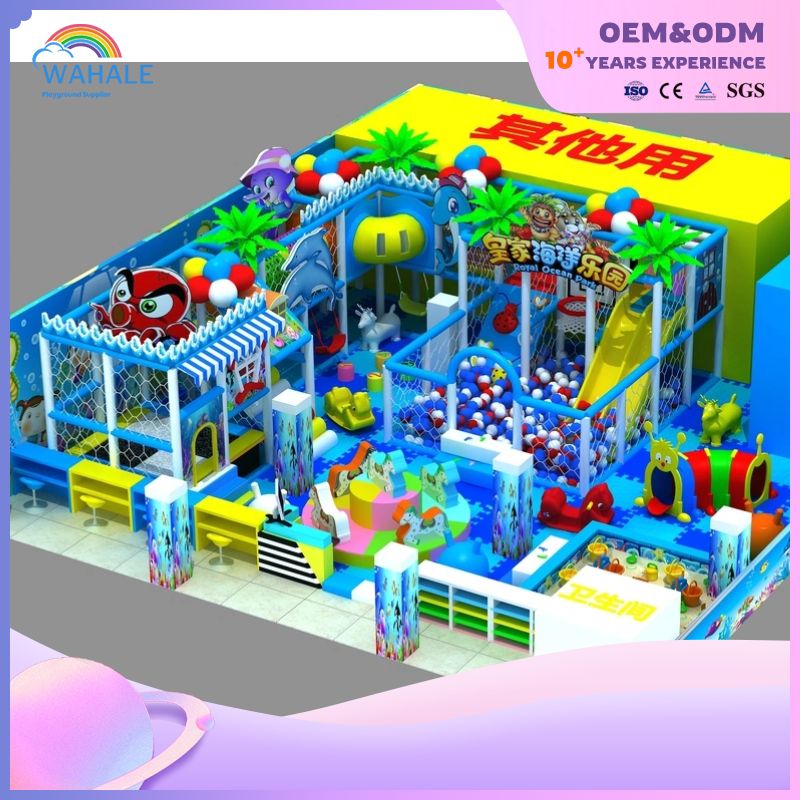 Marine Theme Indoor Playground Equipment Tailored To The Children's Indoor Play Area