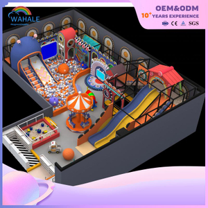 200 square new Macaron Slide indoor playground