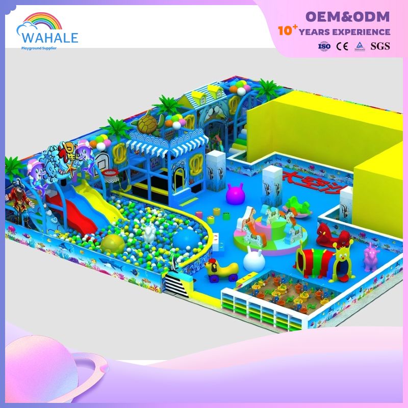 Ocean World Fun City Ocean Theme Children's Castle Park Amusement Equipment Customization