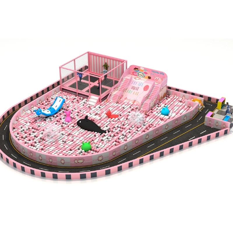 Children's wooden soft bag steel trampoline