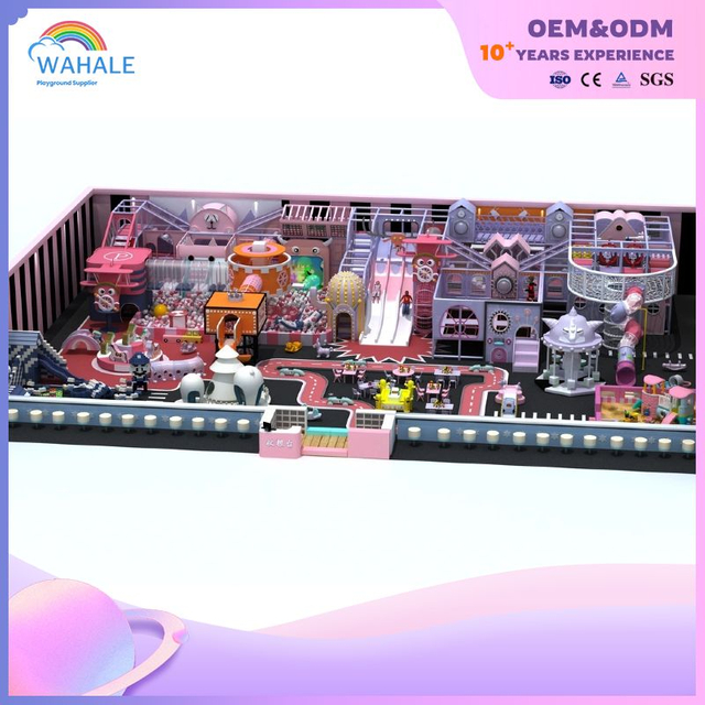 Cyberpunk Style Indoor Playground Manufaction لمعدات اللعب الناعمة للملعب التجاري للأطفال الداخليين