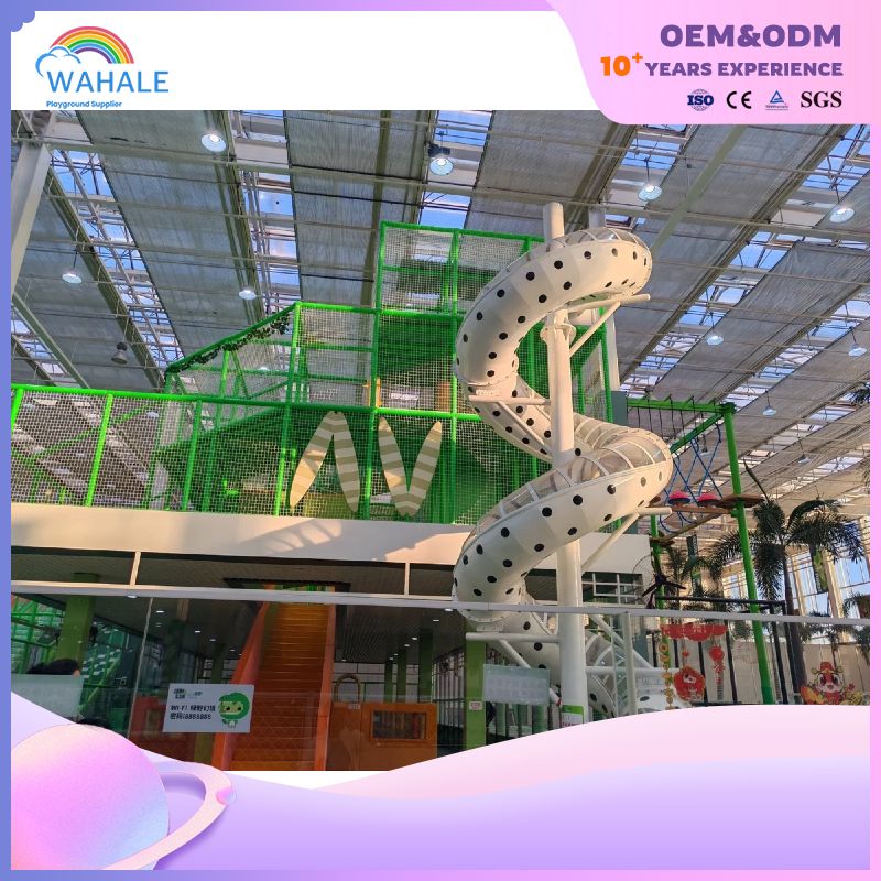 Rocket Space Theme Customized Children's Outdoor Slide Playground Equipment Dealer