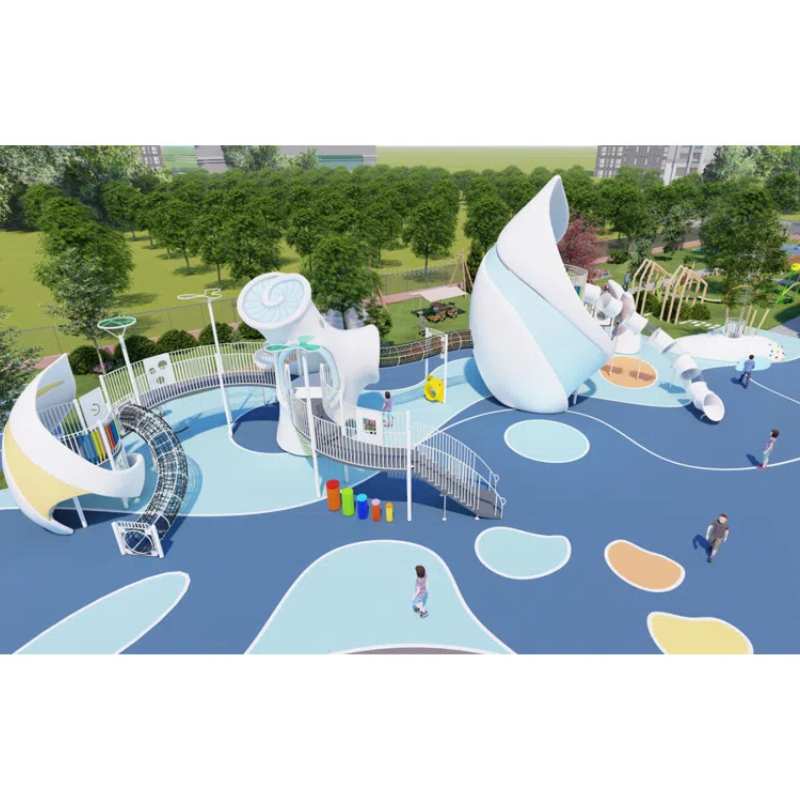 Conch sculpture game tower