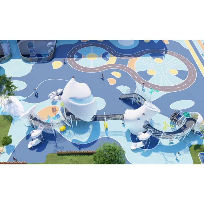 Submarine style climbing slope