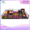 Sales Center Indoor Children's Pink Trampoline Jumping Slide Playground Equipment Dealer