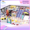 Purple Early Education Center Indoor Soft Decoration Castle Theme Customized Children's Playground Equipment