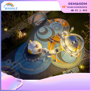 Sales Center Outdoor White Planet Modeling Custom Children's Playground Equipment Dealer