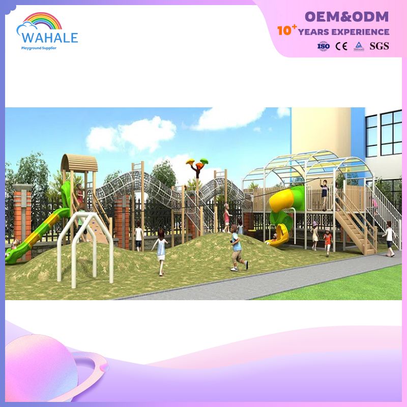 Kindergarten Outdoor Soccer Modeling Customized Children's Playground Equipment Wholesale