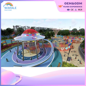 Outdoor Flying Saucer Shape Children's Lighting Playground Custom Outdoor Color Parent-child Interactive Park