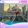 Community Outdoor Wave Island Theme Customized Children's Climbing Playground Equipment Builder