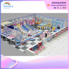 Kindergarten Indoor Pink Blue Soft Decoration Children Crossing Playground Equipment Supplier