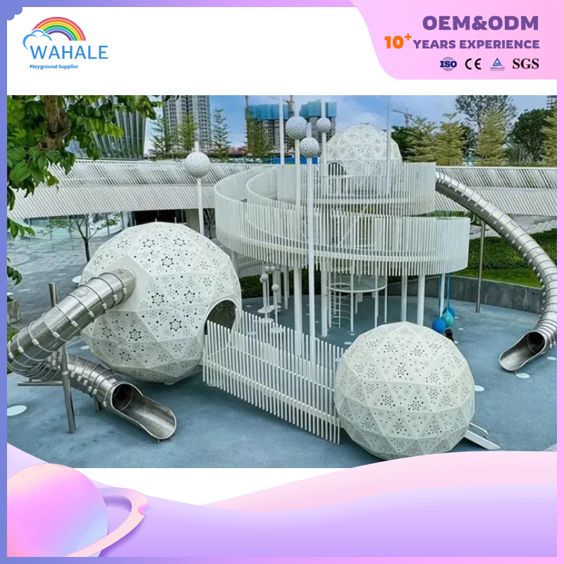 Scenic Spot Outdoor Green Planet Modeling Customized Children's Playground Outdoor Physical Exercise Facilities