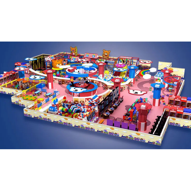Easy bear shape soft maze