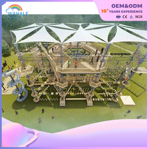 Wooden Outdoor Children's Warriors Expand Adventure Playground Equipment Wholesale