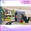 Shopping Mall Indoor Green Sun Plant Theme Customized Children's Soft Installation Playground Equipment