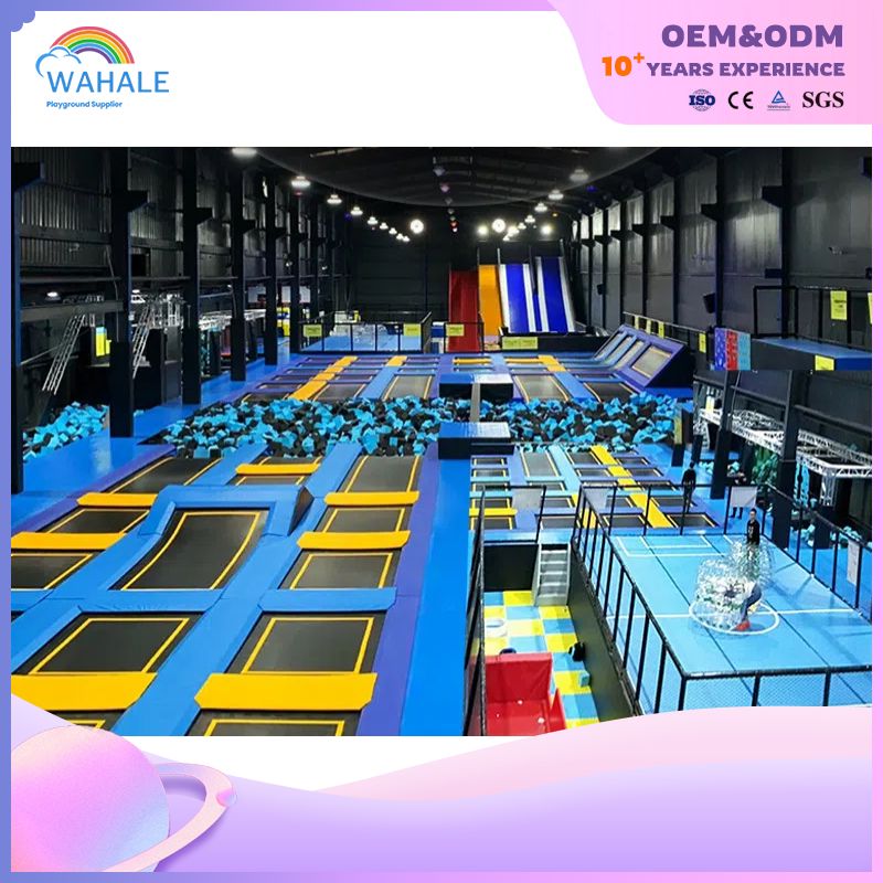 Mall Indoor Children's Expansion Parkour Trampoline Park Children's Physical Training Playground Equipment