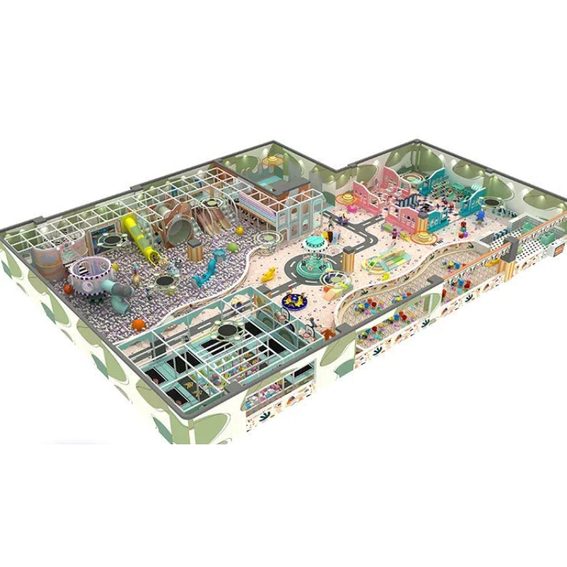 Green trampoline Park