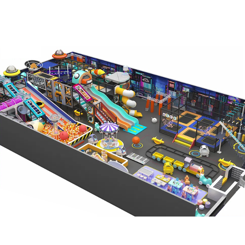 Translucent space capsule modeling tower