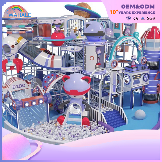 Sales Center Indoor Interplanetary Theme Customized Children's Soft Playground Equipment