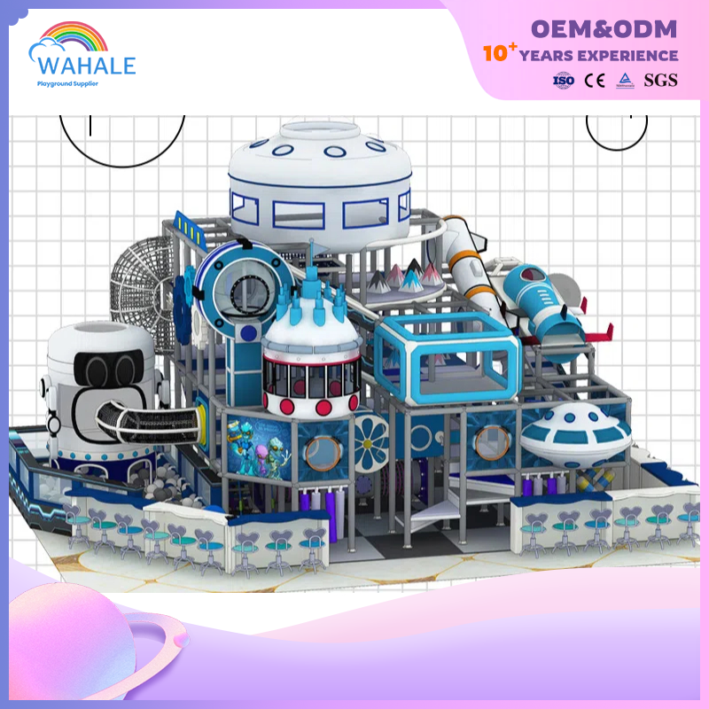 Sales Center Indoor Interplanetary Theme Customized Children's Soft Playground Equipment