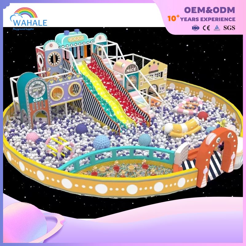 Shopping Mall Indoor Color Children's Ocean Ball Pool Soft Installation Playground Equipment Customization