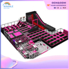 The New Phosphor Powder Custom Children's Parkour Trampoline Indoor Soft Outfit Warriors Go Through The Park Sale