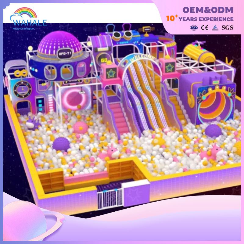 Video Game Theme Customized Children's Shopping Mall Indoor Soft Installation Playground Equipment